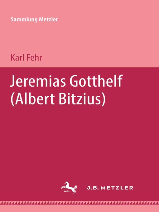 Title details for Jeremias Gotthelf by Karl Fehr - Available